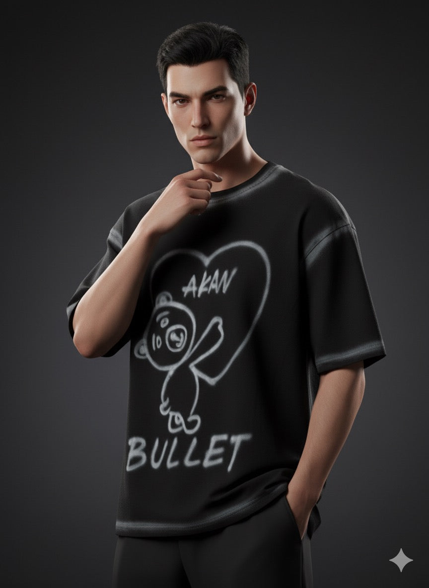 Washed Oversized Graphic T-Shirt – Streetwear Edition