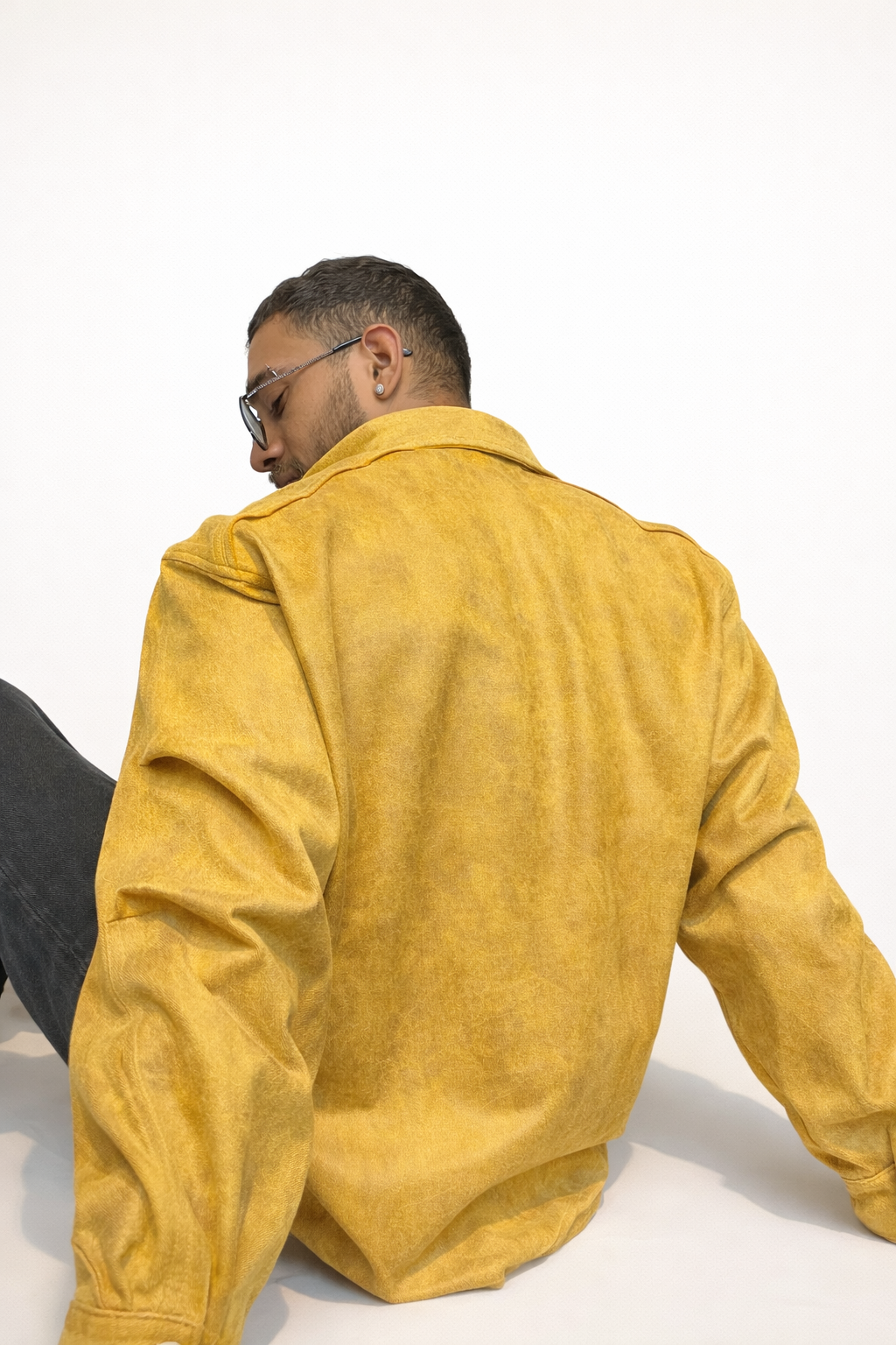 Golden Aura Textured Shirt